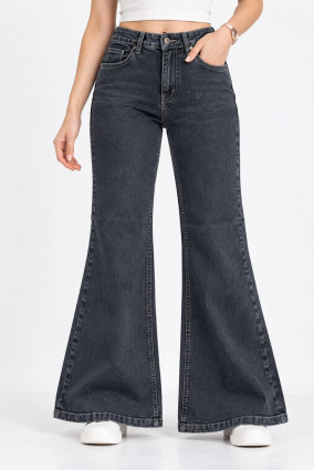 womens-washed-black-flared-jeans
