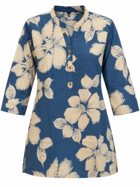 Women's Floral Printed Short Kurti