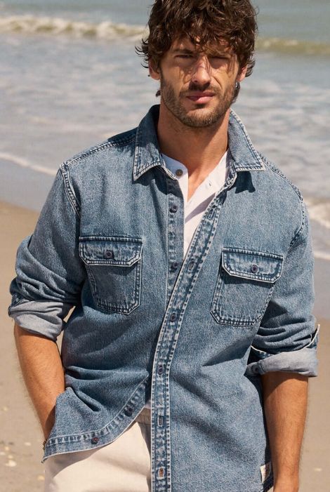 Rugged Denim Shirt