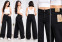 Girls Black High-Waist Baggy Jeans