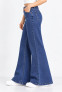 Women's Dark Blue High-waist wide Leg Jeans
