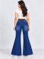 Women's Royal Blue High-Waist Jeans