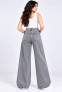 Girls Grey Wide Leg Jeans