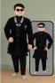 Cotton Kids Ethnic Indo Western Sherwani Set, Boy