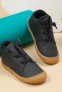 Kid's Navy Leather Comfort Insole Sneakers