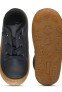 Kid's Navy Leather Comfort Insole Sneakers