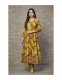 women's Floral Printed Anarkali Suit with Dupatta