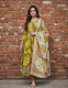 women's Floral Printed Anarkali Suit with Dupatta