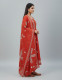 Anarkali Kurti, Pant with Dupatta