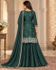Emerald Green Embroidered Skirt Suit with Dupatta