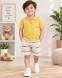 Boys Polo Tshirt & Striped Shorts Set