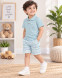 Boys Polo Tshirt & Striped Shorts Set