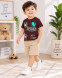 Boys Spider Graphic T-Shirt & Shorts Set