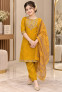 Girls Embroidered Suit Set