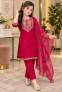 Girls Embroidered Suit Set