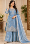 Falak-B2 Embroidered Sharara Suit