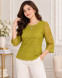Girls Floral Lace Top
