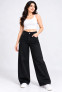 Girls Black High-Waist Baggy Jeans