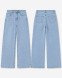 Women's light blue High-Waist Wide leg Jeans