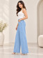 Women's light blue High-Waist Wide leg Jeans