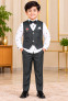 Boys Premium 3-Piece Formal Waistcoat Suit - 16