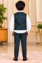 Boys Brown 3-Piece Formal Waistcoat Suit – Size 18