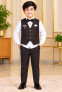 Boys Brown 3-Piece Formal Waistcoat Suit – Size 18