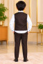 Boys Brown 3-Piece Formal Waistcoat Suit – Size 18